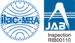 日本適合性認定協会のMRA複合シンボルとJAB認定シンボル RIB00110　新しいウィンドウで開きます